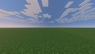 Overworld is a flat world with an old Minecraft chunk depth. (Image via Sportskeeda Gaming || Mojang Studios)